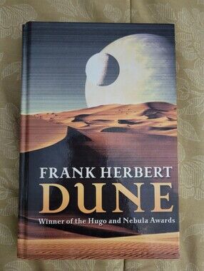 Frank Herbert Dune Hardcover Book - Desert Cover (Brown, Black, Cream),